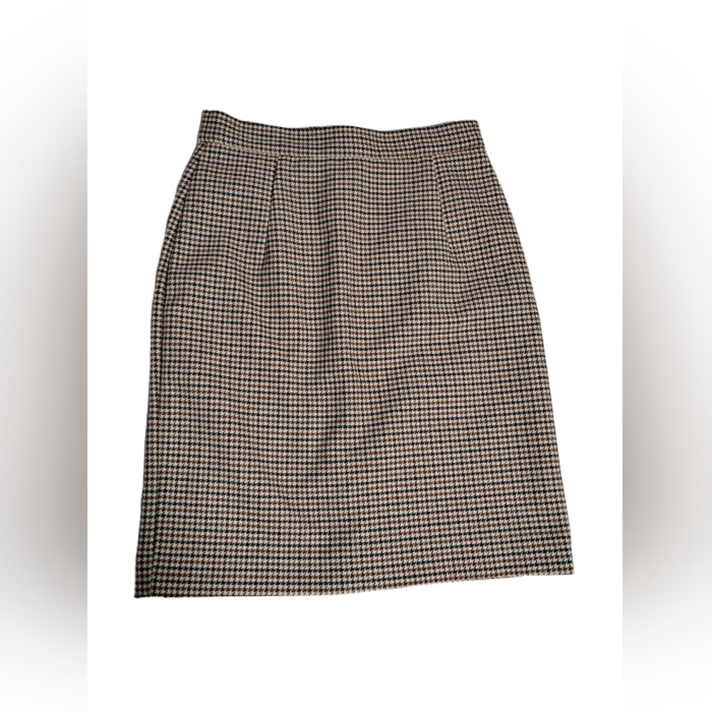 NWOT H&M Black White Brown stripes Pencil Skirt  Size:2